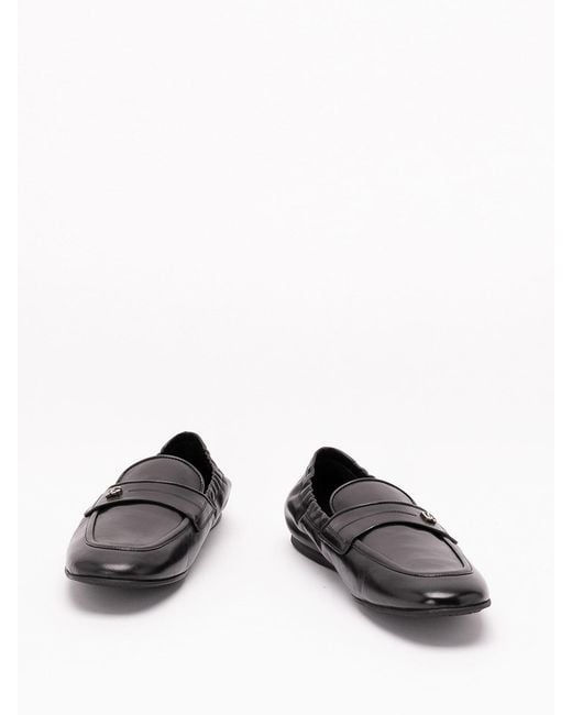 Dolce & Gabbana White Elastic-Back Loafers for men