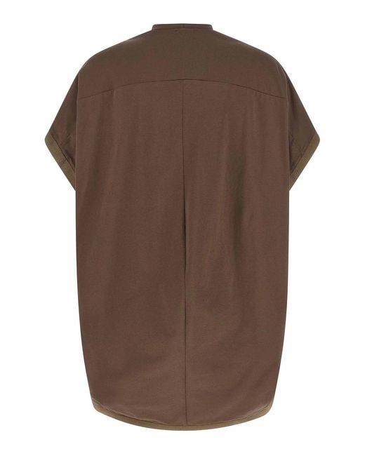 DI.LA3 PARI' Brown Double Pin T-Shirt