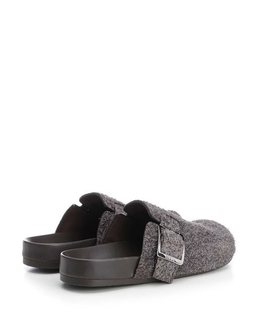 Loewe Gray Ease Buckle Sabot for men