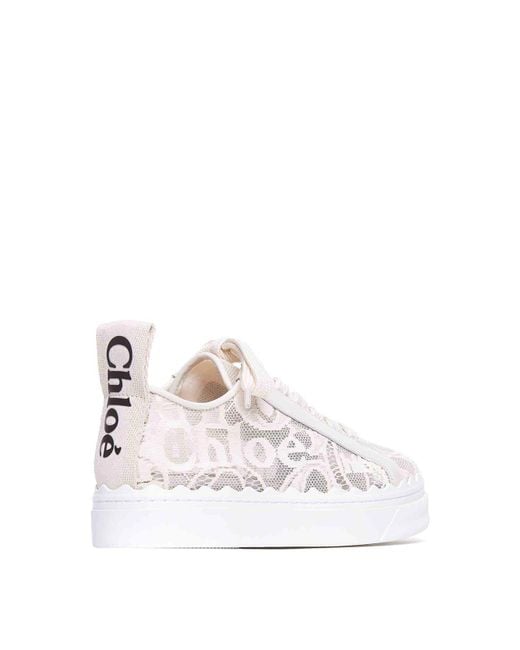 Chloé White Lauren Sneakers