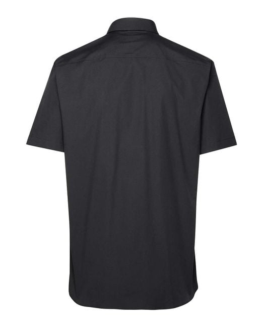 Burberry Black Cotton Shirts for men