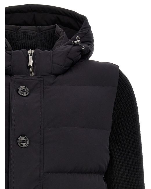 Moorer Black Foscolo Down Jacket for men