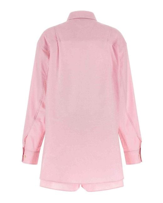 ANDAMANE Pink Georgiana Set Outfit