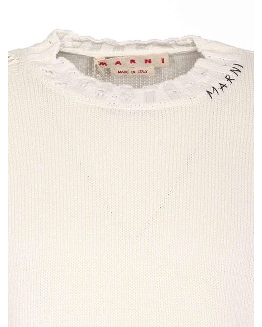 Marni White Sweater for men