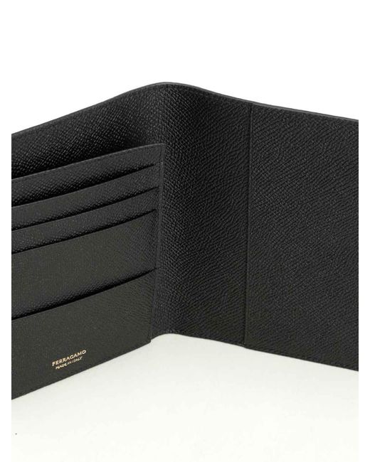 Ferragamo Black Translation Holder for men