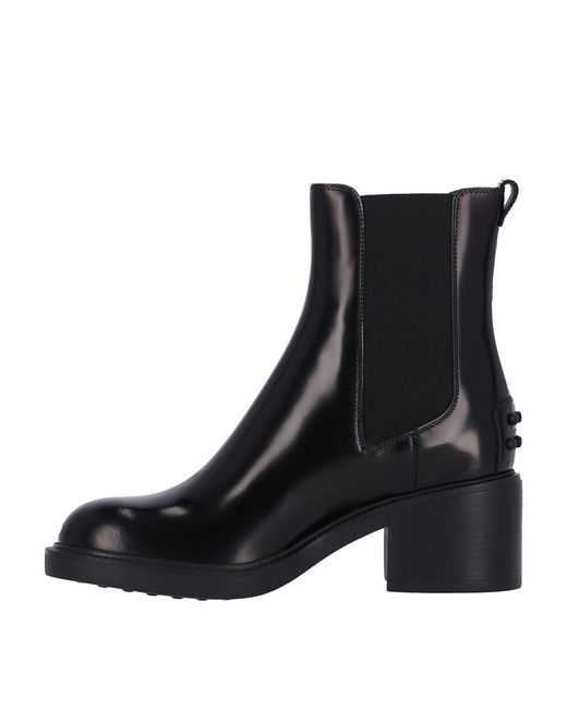 Tod's Black Chelsea Boots