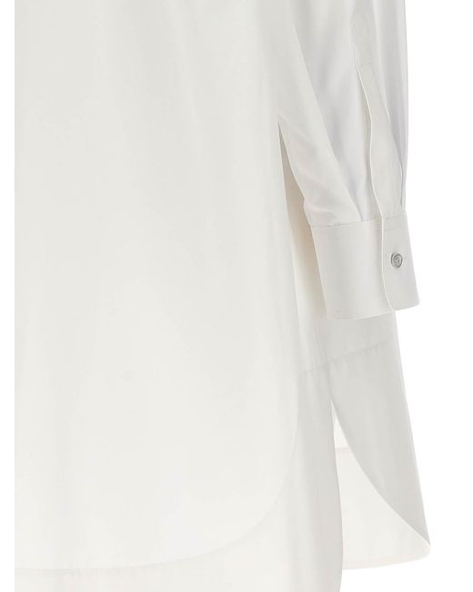 Alexander McQueen White Shirt Dress
