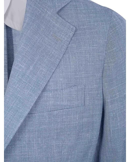 Barba Napoli Blue Bactive Mono Jacket for men