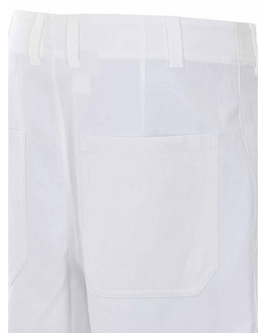 Brunello Cucinelli White Denim Jeans