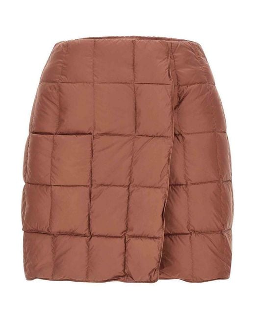 Ienki Ienki Brown Mini Plahta Skirt