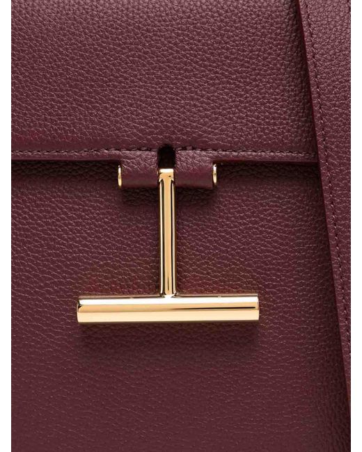 Tom Ford Purple Tara Mini Crossbody Bag