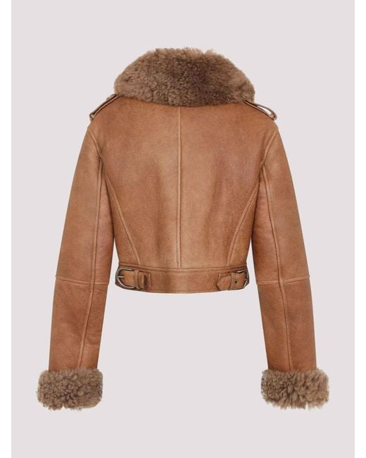 Chloé Brown Leather Jacket