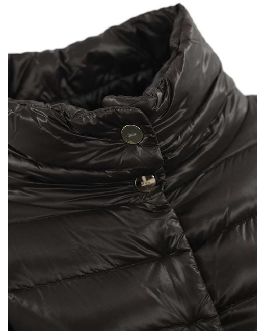 Herno Black Quilted Down Jacket Amelia