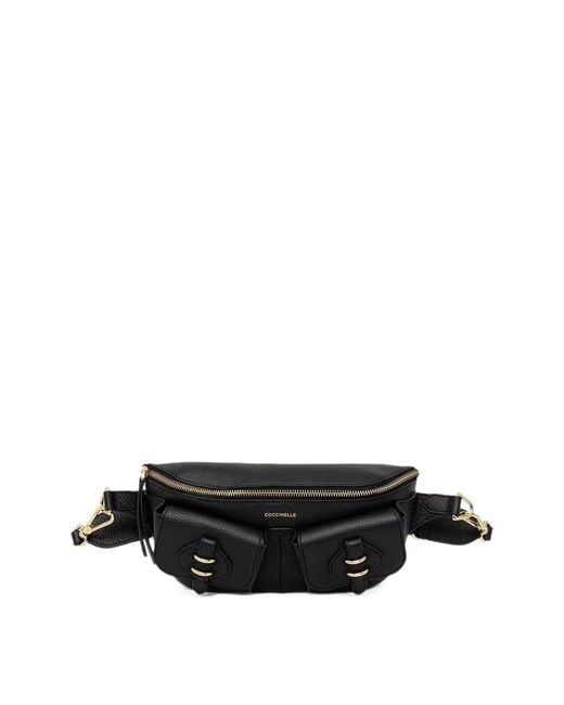 Coccinelle Black Handbag Grained Leather Noir