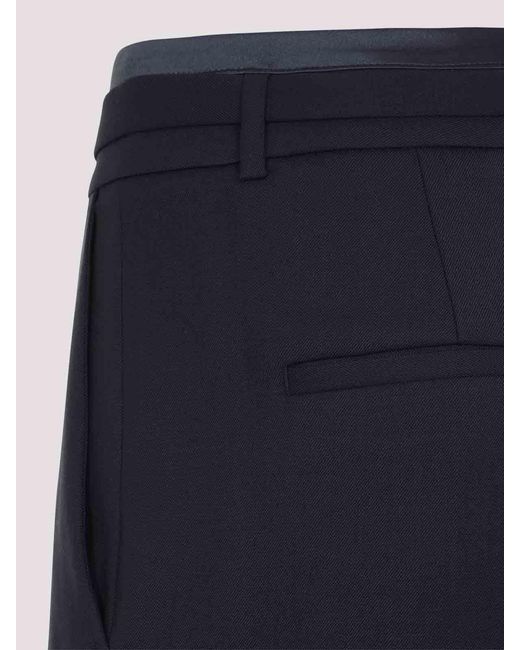 Peserico Blue Belted Pants