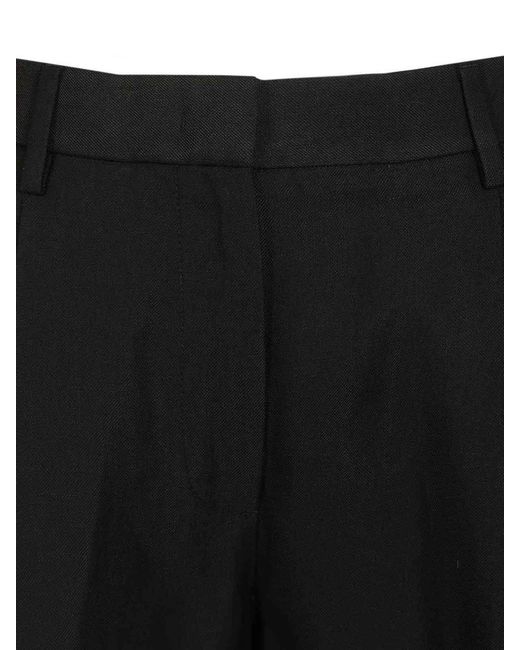 Grifoni Black Trousers With Pleats