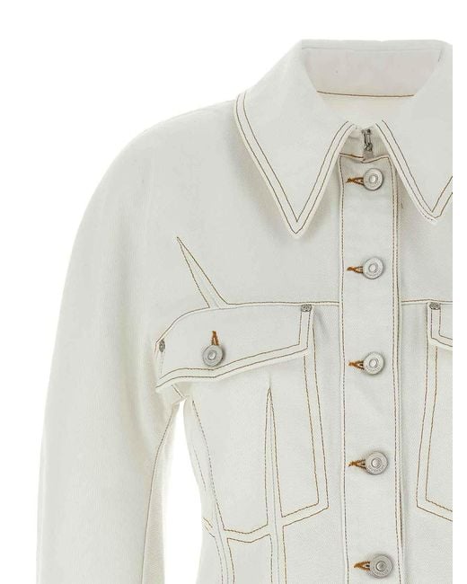 Givenchy White Denim Jacket