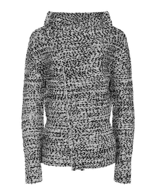 Alberta Ferretti Gray Jacket Made Of A Wool Blend