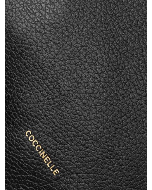 Coccinelle Black Handbag Grained Leather Noir