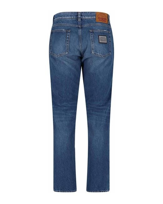 Dolce & Gabbana Blue Jeans Slim for men