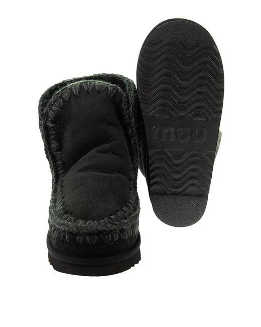Mou Black Eskimo 18 Ankle Boots