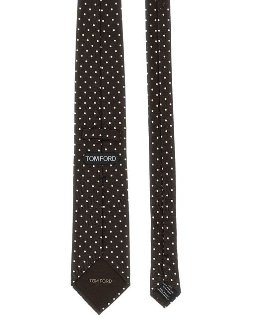 Cravatta di Tom Ford in Black da Uomo