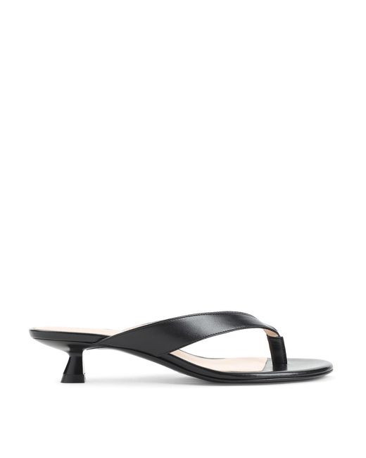 Stuart Weitzman White Rio Sleek 35 Sandals