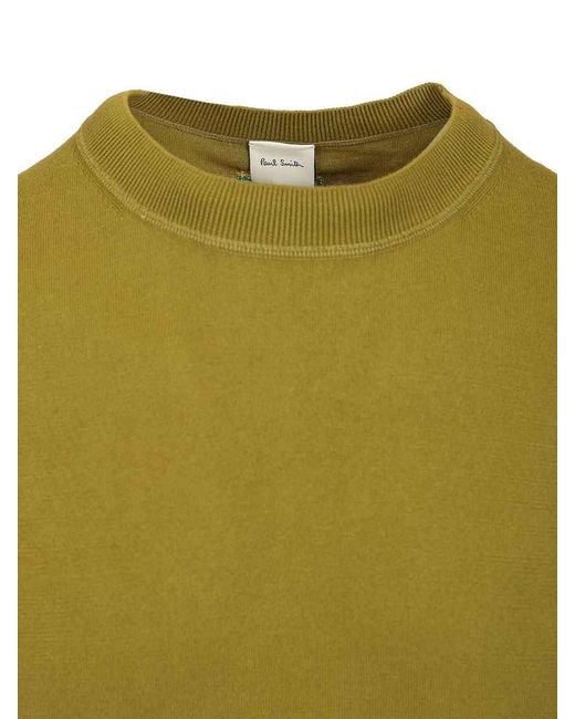 Paul Smith Green Knitted T-Shirt for men