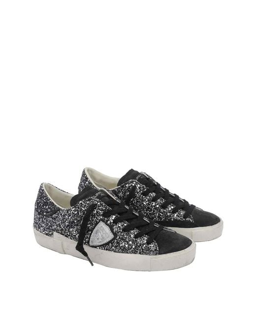 Philippe Model Gray Prsx Sneakers