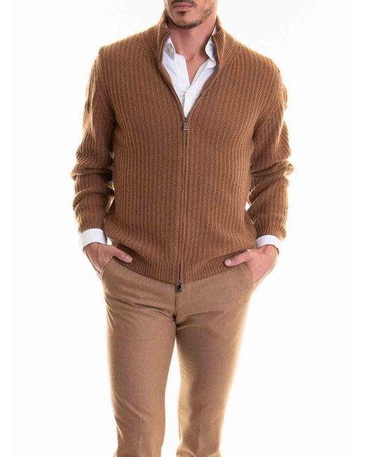 Corneliani Brown Sweater for men
