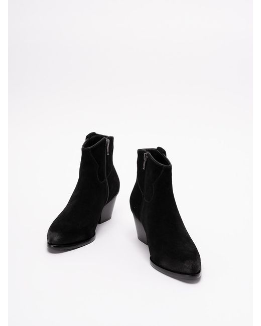 Ash Black Ankle Boots