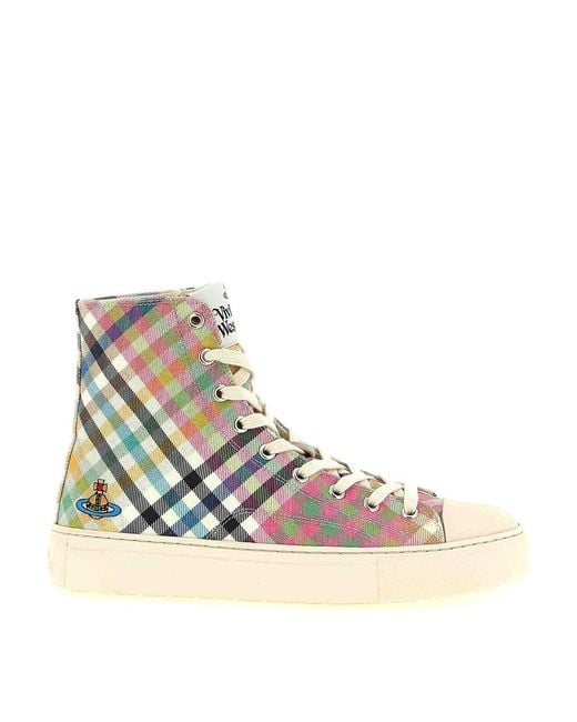 Vivienne Westwood Pink Plimsoll Sneakers