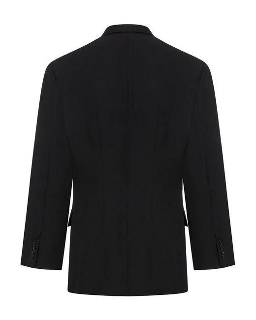 Balenciaga Black Barathea Blazer