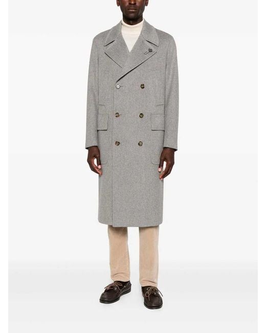 Lardini Gray Coat for men