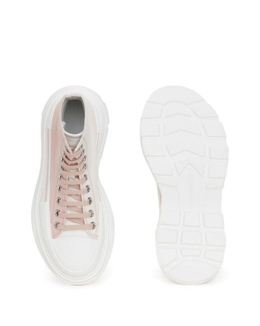 McQueen Pink Tread Slick Hightop Sneakers