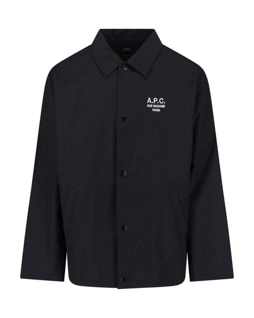 A.P.C. Blue Jacket for men