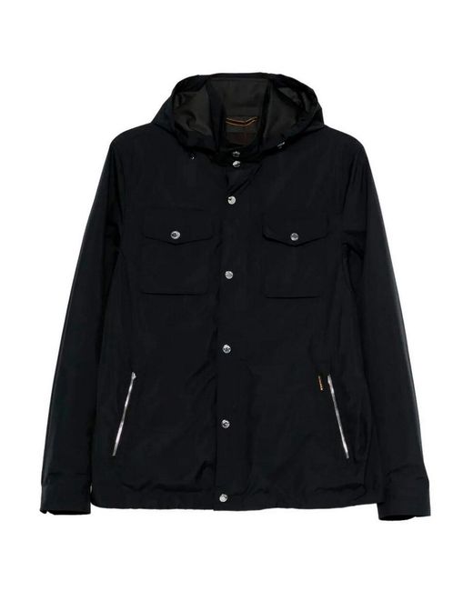 Moorer Black 'Fenzi' Jacket for men