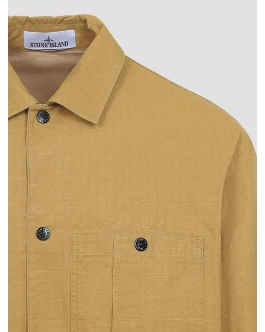 Stone Island Gray Shirt for men