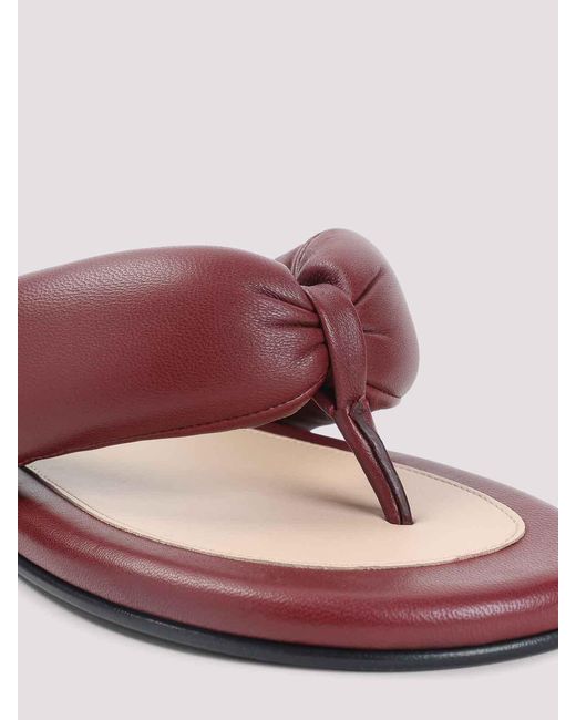 Carven Brown Leather Sandals