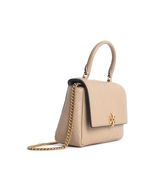 Tory Burch Natural Charlie Matelass' Mini Bag