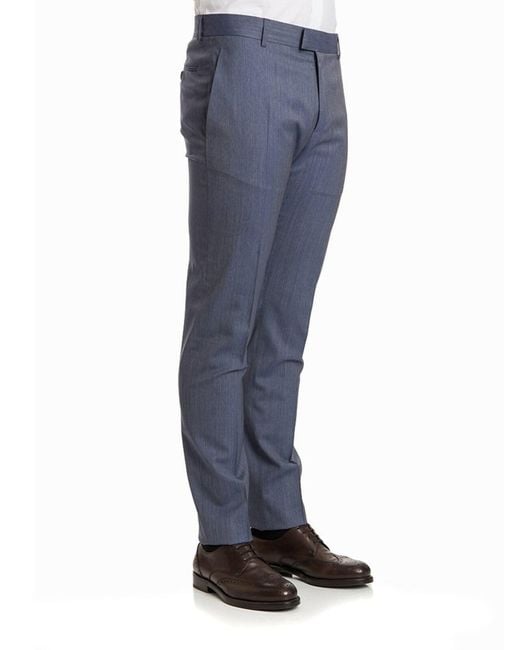 Vivienne Westwood Blue James Trousers for men