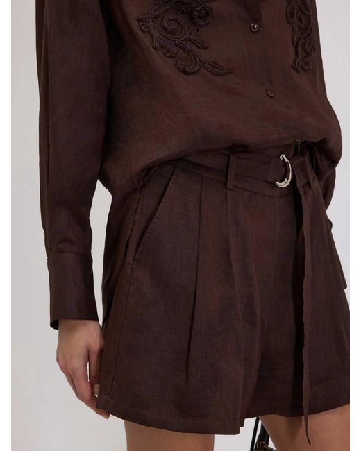 Ermanno Scervino Brown Trousers