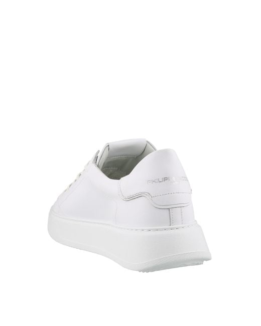 Philippe Model White Temple Sneakers for men