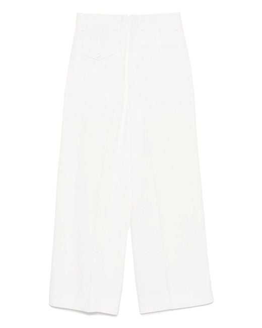 Ann Demeulemeester White Pants