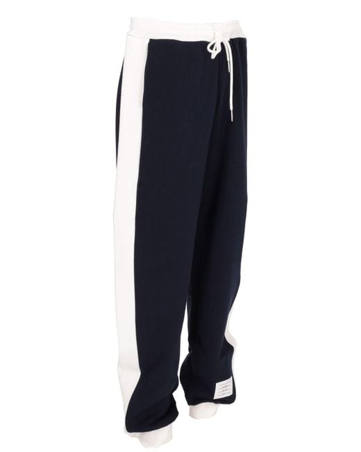 Thom Browne Blue Sweatpants 4 Bar for men