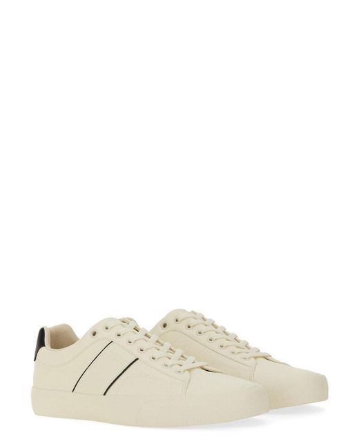 Boss White Leather Sneaker for men
