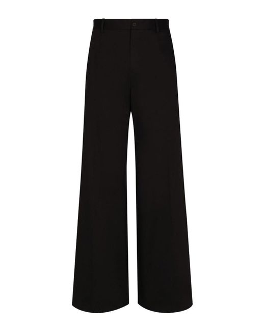 Dolce & Gabbana Black Casual Trousers for men