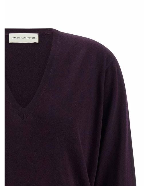 Dries Van Noten Blue Tuomas Sweater