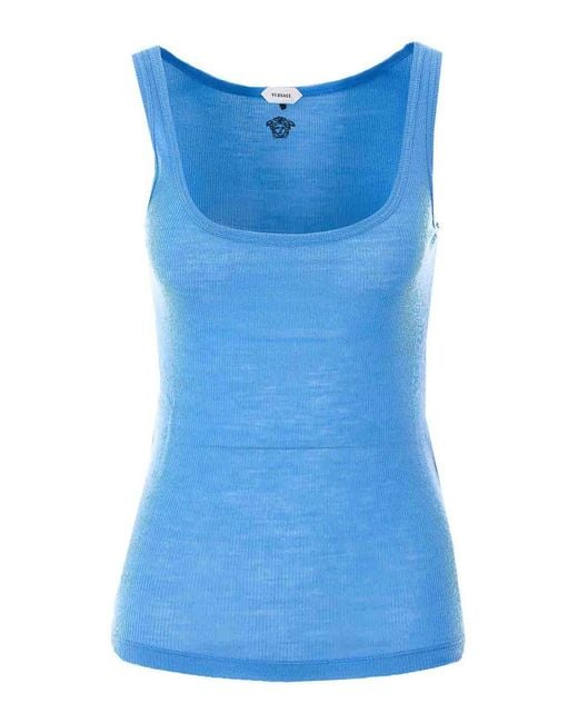 Versace Blue Tank Top