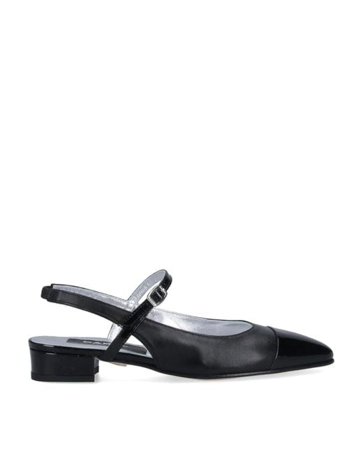 CAREL PARIS Black Mules Slingback